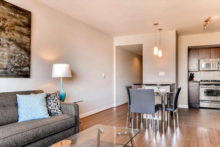 Penn Quarter NW Washington Apartments Living Room