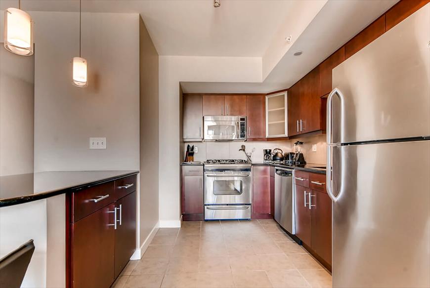 Penn Quarter NW Washington Apartments Kitchen